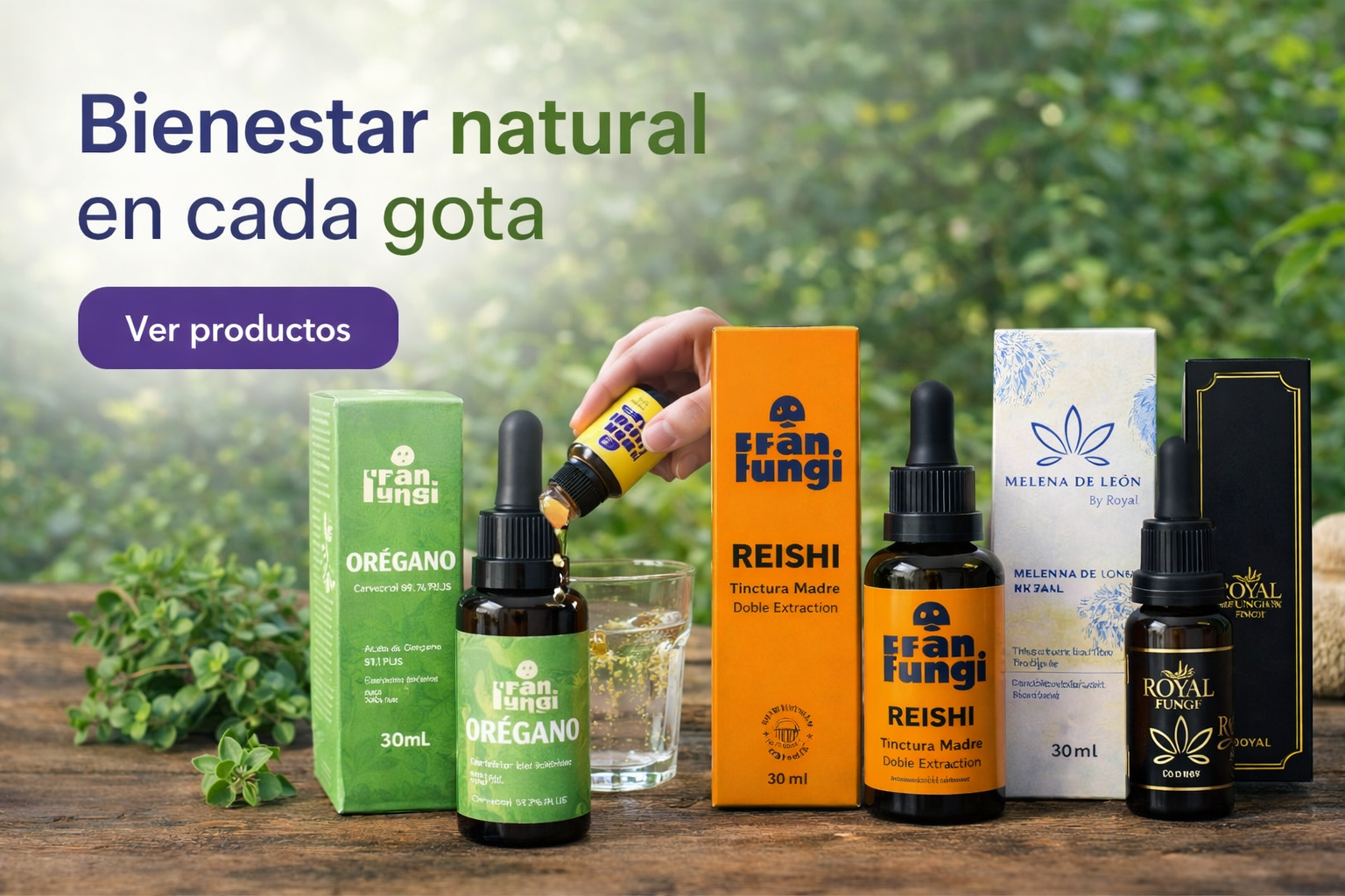 Productos naturales Royal Fungi